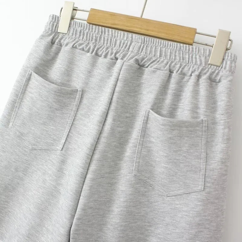 High-Waisted Plus-Size Shorts with Drawstring Waist-Black-3XL-State of Style