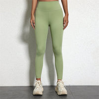 High-Waisted Plus Size Yoga Leggings – Soft & Stretchy Activewear-Avocado Green-2XL-State of Style