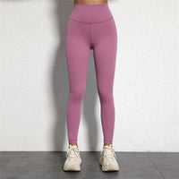 High-Waisted Plus Size Yoga Leggings – Soft & Stretchy Activewear-Lilac Rose-2XL-State of Style