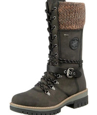 High Women's Boots with Orthopedic Sole - Amelia-Green-3.0-State of Style