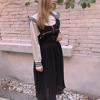 HighDress | Women's Elegant Pleated Skirt-Black-S-State of Style