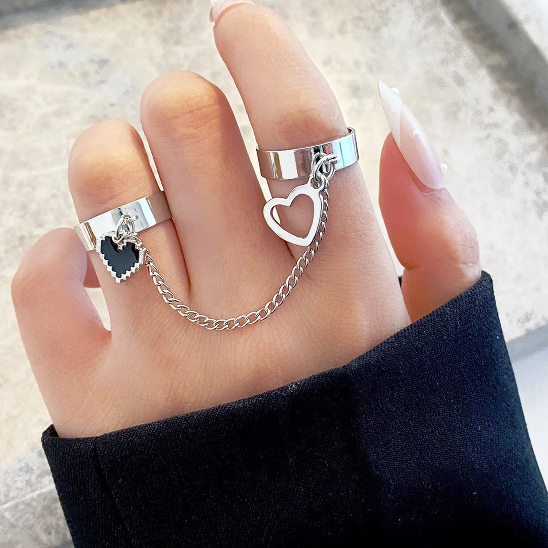 Hip Hop Silver Party Ring | Tassel Sparkler-Lorena-State of Style