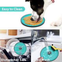 Honden Lick Mat – Voerbak voor Angstverlichting-Blauw-State of Style