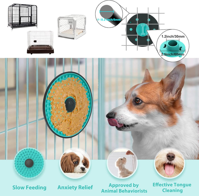 Honden Lick Mat – Voerbak voor Angstverlichting-Blauw-State of Style