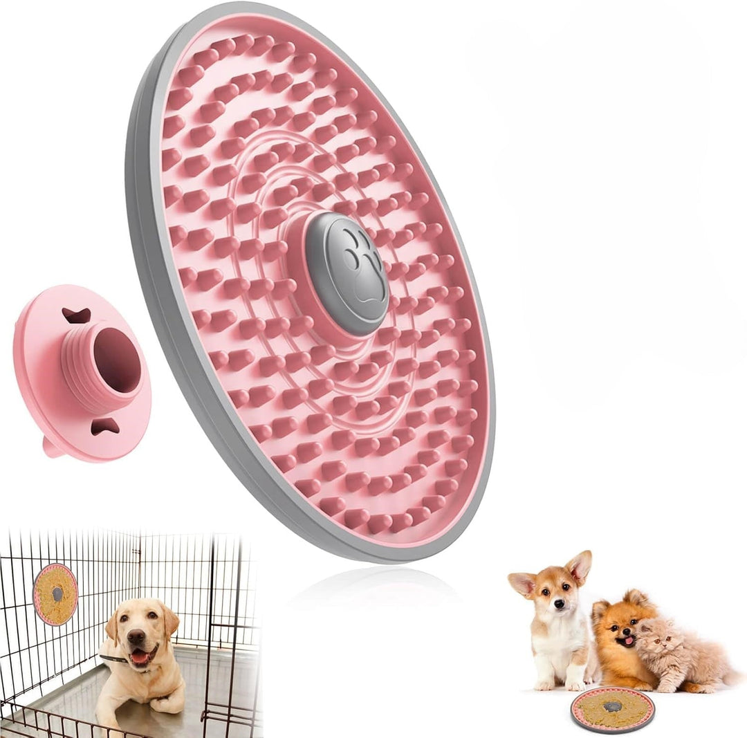 Honden Lick Mat – Voerbak voor Angstverlichting-Roze-State of Style