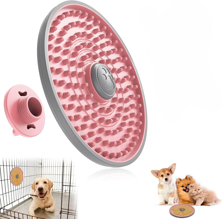 Honden Lick Mat – Voerbak voor Angstverlichting-Roze-State of Style