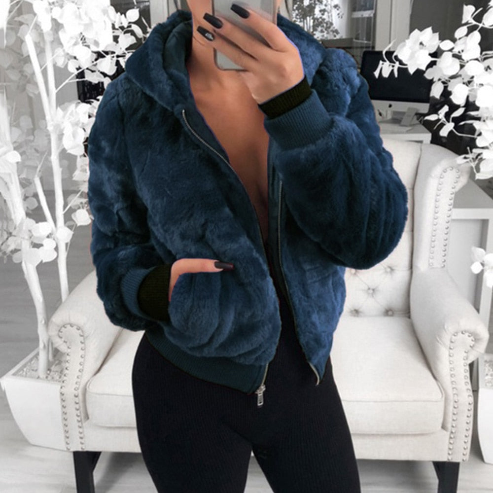 Hooded Vest for Women – Stylish & Functional Layer-Dark Blue-S-State of Style