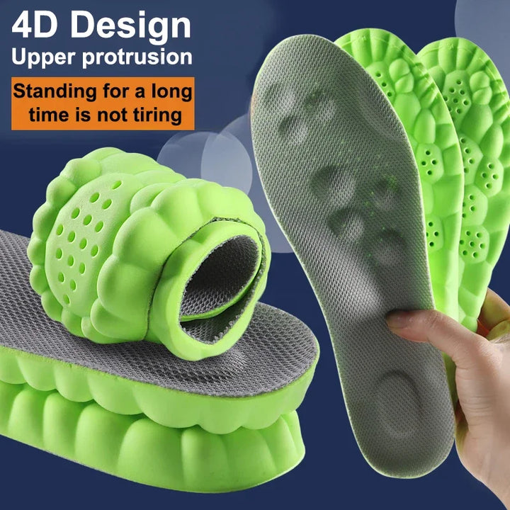 HOOG ELASTICHE SPORT INLEGZOLEN - ONDERSTEUNING & COMFORT OP MAAT-Groen-EU35-36-State of Style