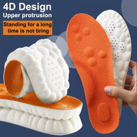 HOOG ELASTICHE SPORT INLEGZOLEN - ONDERSTEUNING & COMFORT OP MAAT-Oranje-EU35-36-State of Style