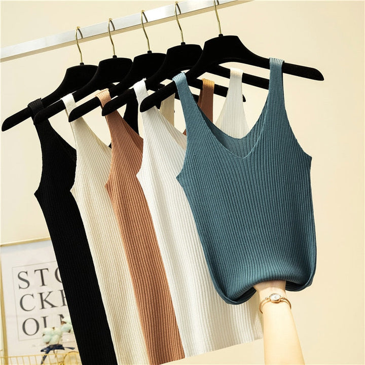HotTop | Women's Lightweight Sleeveless Tank-Black-One size fits all-State of Style