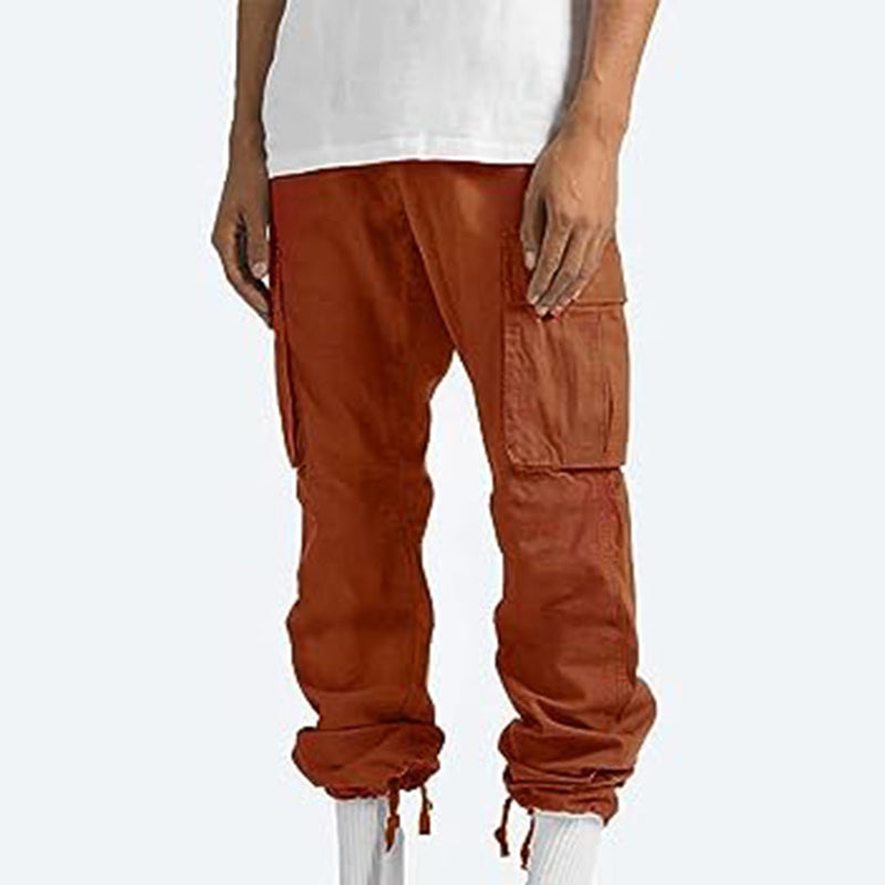 Howard - Casual Cargo Trousers for Men-Grey-S-State of Style