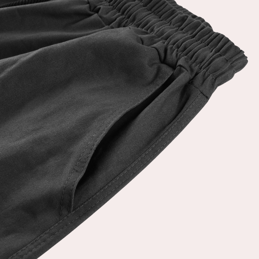 Howard - Casual Cargo Trousers for Men-Grey-S-State of Style