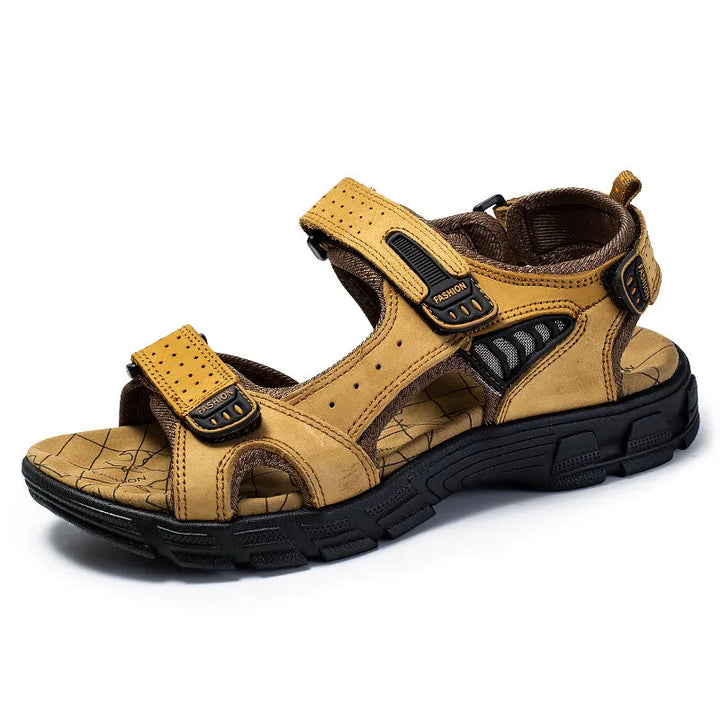 Hudson™ Orthopaedic Support Sandals – Ultimate Comfort & Pain Relief-Khaki-4.5-State of Style