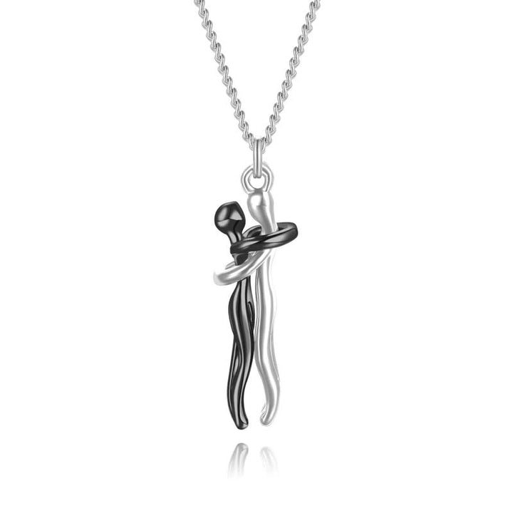 HugNecklace | Elegant Women's Necklace-Black-State of Style