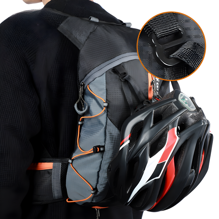 HydroRide Multifunctional Hydration Backpack-Grey-State of Style