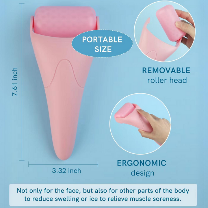 Ice Roller for the Face – Softens Wrinkles & Swellings!-Beige-State of Style