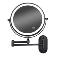 Illuminated Makeup Mirror - LumiAura-Black-State of Style