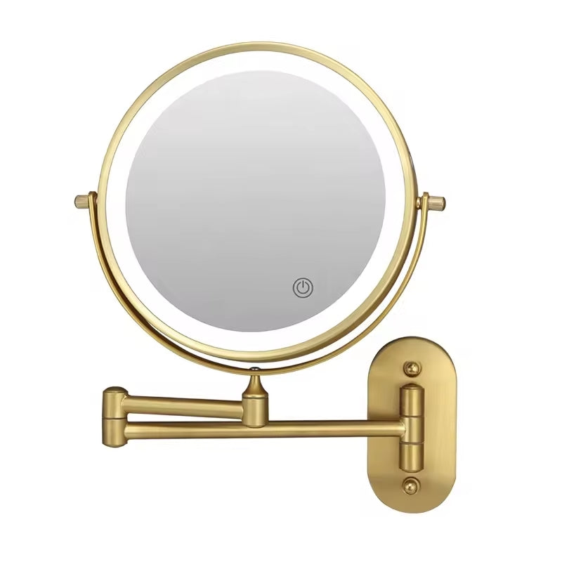 Illuminated Makeup Mirror - LumiAura-Black-State of Style