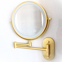 Illuminated Makeup Mirror - LumiAura-Gold-State of Style
