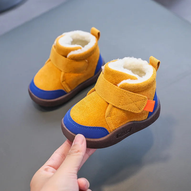 Padded winter boots for children with Velcro – FrostPace (Buy one, get one free) – Winter Magic Edition