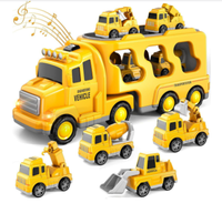 Toy city van with light and sound effects – includes vehicles