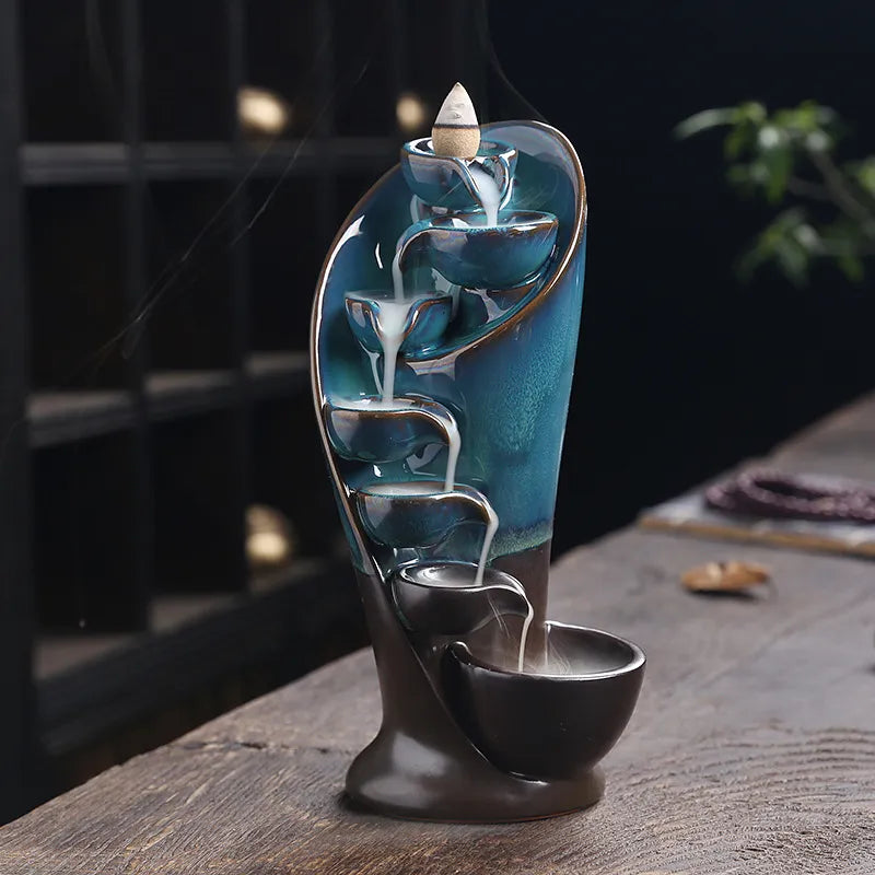 Incense Waterfall - TranquilTorch-Blue-State of Style