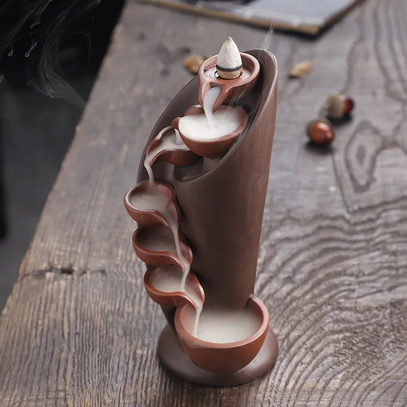 Incense Waterfall - TranquilTorch-Brown-State of Style