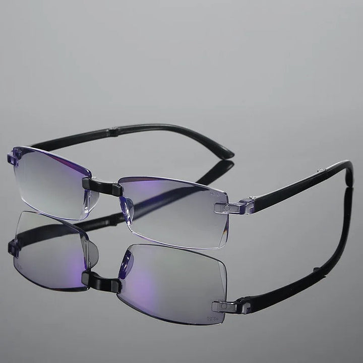 Indestructible Multifocal Reading Glasses (Buy 1 Get 1 Free) - SteadySight-Black 2x-+1.00-State of Style
