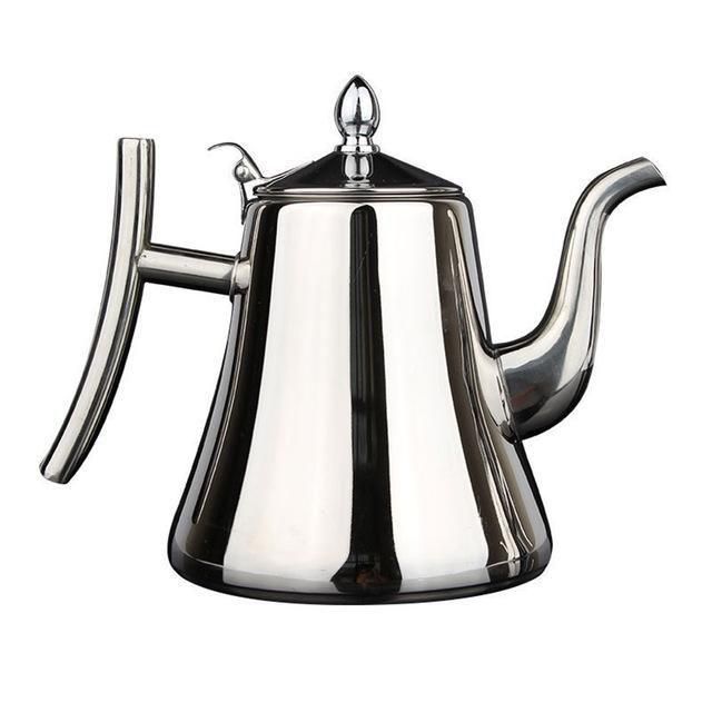 Induction Kettle made of Stainless Steel with Filter - AquaSteel-Gold-1L-State of Style