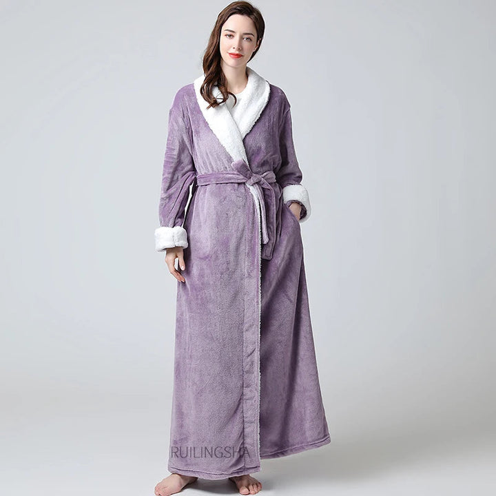 Indy Liebe Nest Bathrobe | Soft & Stylish-Purple A-M-State of Style