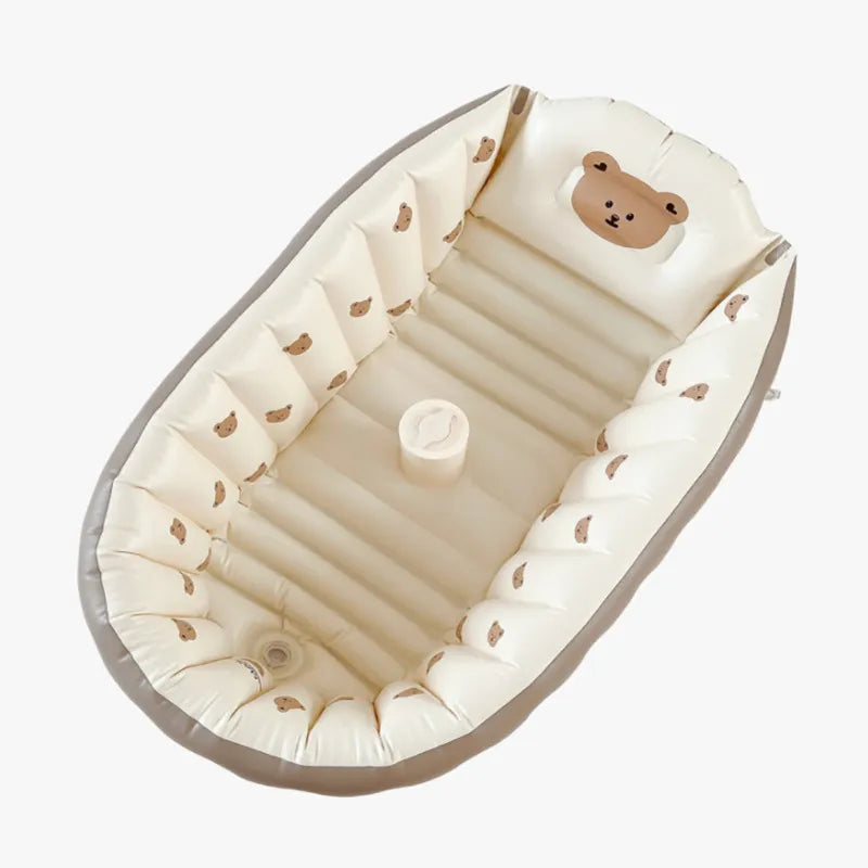 Inflatable Baby Bath for Travel – BubbleNest-Brown / Bear-State of Style
