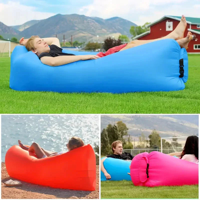 Inflatable Lounge Chair – BreezeLounger-Blue-State of Style