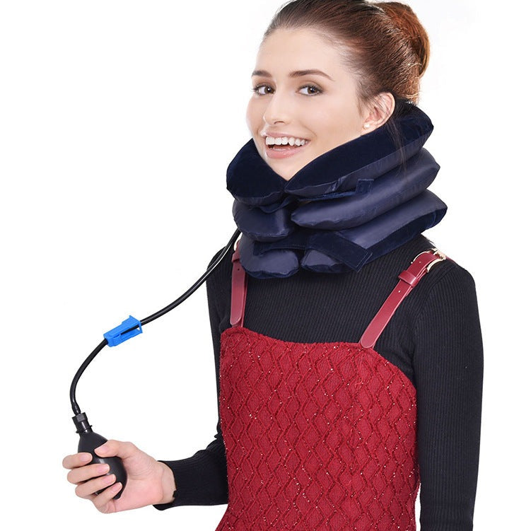 Inflatable Neck Stretcher – NeckLift-Blue-State of Style