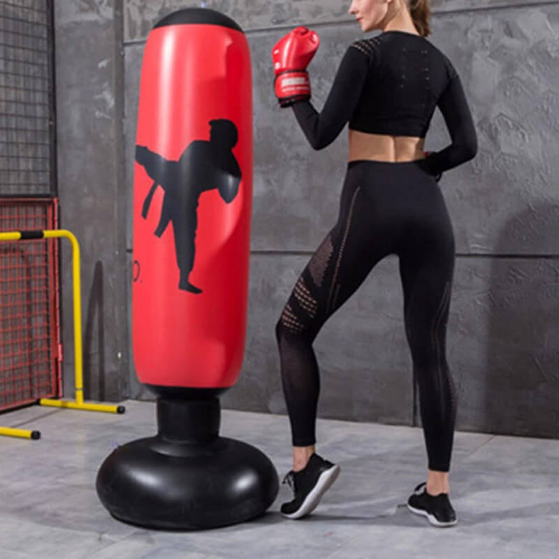 Inflatable Punch Bag - ImpactPro Punch Tower-Black-State of Style