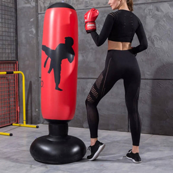 Inflatable Punch Bag - ImpactPro Punch Tower-Black-State of Style