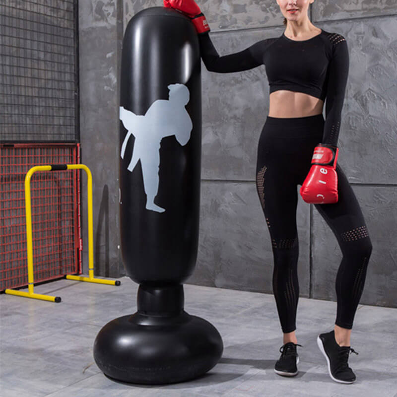Inflatable Punch Bag - ImpactPro Punch Tower-Black-State of Style