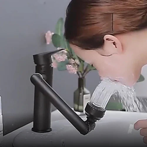 Innovative Bathroom Tap - TwistFlow-Black-State of Style