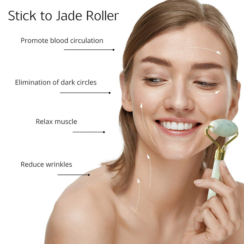 Instant Glow Gua Sha & Jade Roller Set-Groen-State of Style