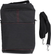 Insulated 2-Bottle Wine Cooler Tote Bag with Adjustable Strap
