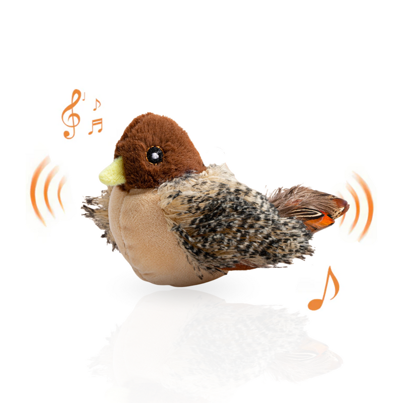Interactive Cat Toy with Sound and Motion – FlappyChirp-Movement + Sound-State of Style