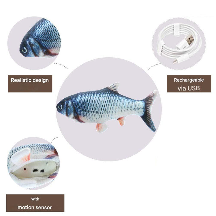 Interactive Dog Toy - FlippyFish-Trout-State of Style