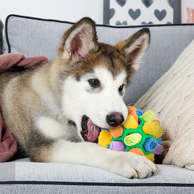 Interactive Dog Toy - SnuffleFun-Red-State of Style