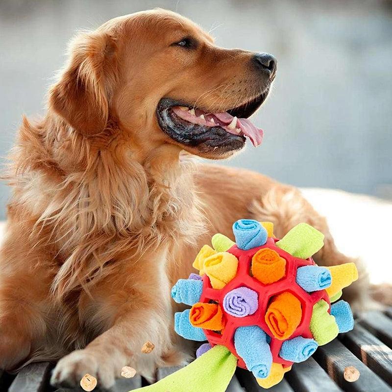 Interactive Dog Toy - SnuffleFun-Red-State of Style