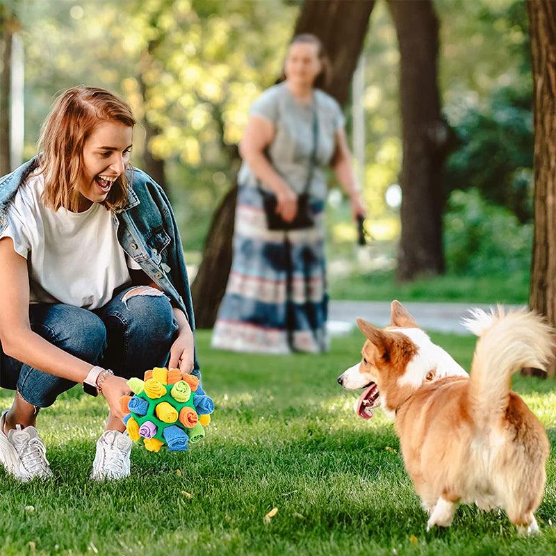 Interactive Dog Toy - SnuffleFun-Red-State of Style