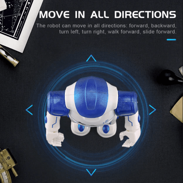 Interactive Educational Robot - NovaBot-Blue-State of Style
