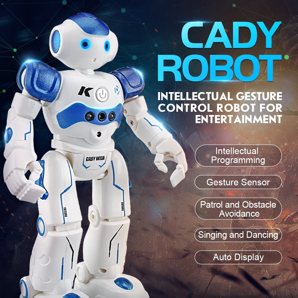 Interactive Educational Robot - NovaBot-Blue-State of Style