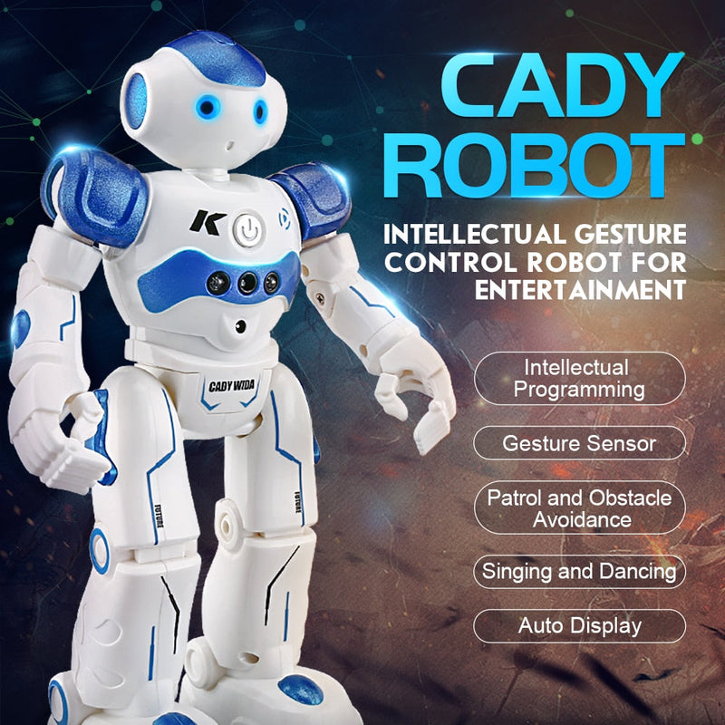 Interactive Educational Robot - NovaBot-Blue-State of Style