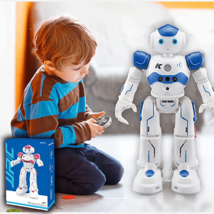Interactive Educational Robot - NovaBot-Blue-State of Style