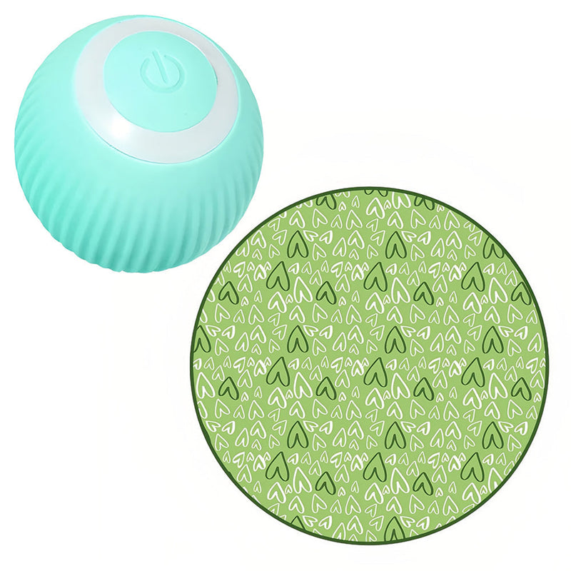 Interactive Moving Toy for Cats – WhiskRoll-Green-State of Style