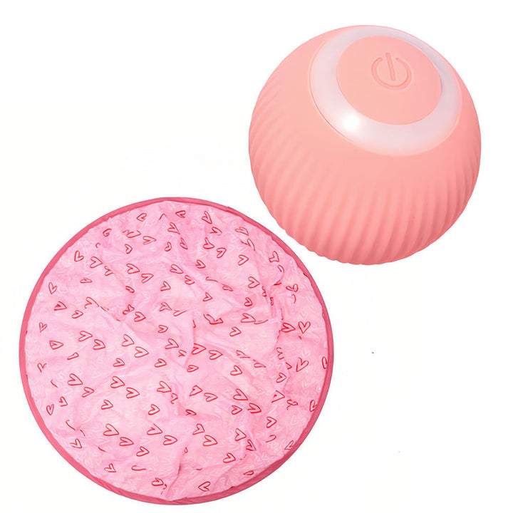 Interactive Moving Toy for Cats – WhiskRoll-Pink-State of Style